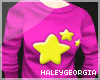 {HG} Pink Star Sweater