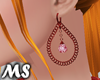 MS Duches Earrings Red
