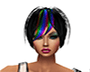 Rainbow-Black Hair