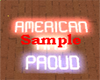 GL- American neon sign