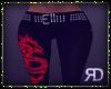 Red Neon Dragon Pant