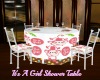 It's a Girl Shower Table