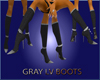 (MB)Grey LV boots