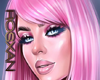 *R*Sexy Pink Girl Cutout