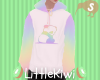 Rainbow Panda Hoodie M