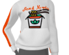 Orange/White Hoodie