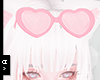 Ⓐ Pink Heart Glasses