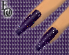 EO Diamond Nails Purple