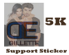 Gillettes 5k support