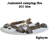 animated  camping fire 