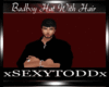 S.T BADBOY HAT WITH HAIR