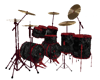 Drum Set BlackRed