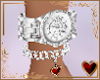 Silver Heart Watch