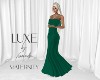 LUXE 3m-6m Gown Emerald