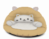SILLON AMARILLO  CON GAT