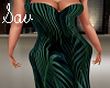 Green Palm Gown