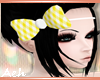 [Crpe]HeadbandBowYellow~