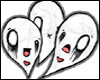 ~S~ Cute Ghosts Sticker
