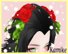 [K] Christmas Green Rose