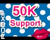 50K Support Sticker