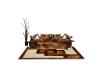 Moose Cuddle Couch w Rug
