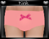 -k- Pink Bow Panties M