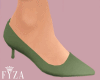 F! Casual Heels Green