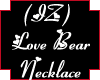 (IZ) Love Bear Necklace