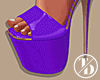 S@tin | Purple Heels
