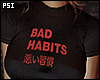 Bad Habits Crop Top