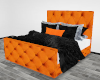 Naranja Velvet Bed