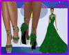 ch)Cordelia green heels