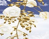 flower white/gold weedin