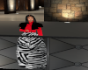 Church Zebra n Red Dress