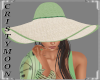 *CM*CANDY STRAW HAT - GN