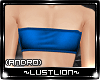 (L)Tube Top:Blue Andro