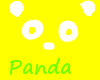 Yellow Panda Sticker