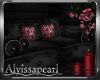 Pink Gothica Sofa