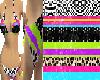 All Diffo Striped Bikini