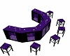 purple and black bar