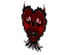 Heart Clown Cut Out