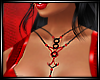 <P>Black/Red Necklace