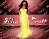 Elegant Yellow Gown SP11