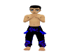 wolf blue blk wolf pants