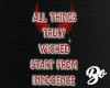 *BO ALL THINGS WICKED