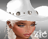 Classy Western Hat White