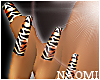 Tiger French Nails