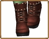 MAU] LEATHER BROWN BOOTS