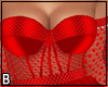 Red Heart Corset Dress