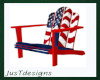 USA Flag Chair